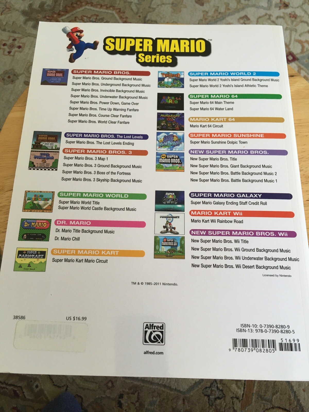 dr mario background on Super Mario Series For Guitar Alfred Music Satoshi Aikawa 9780739082809 Ebay