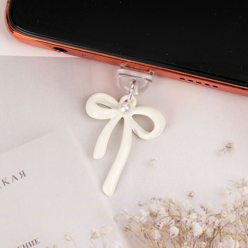 Phone Dust Plug Pendant For Type-c Port Fashion Bowknot Charging Port Protector - Zdjęcie 6 z 13
