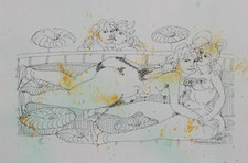 TONO ZANCANARO: Litografia cm. 70x50, Firmata, Numerata, Pubblicata. STUPENDA!!!