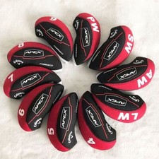 10Pcs Quality Red Black Callaway APEX Neoprene Golf Iron Covers Headcover