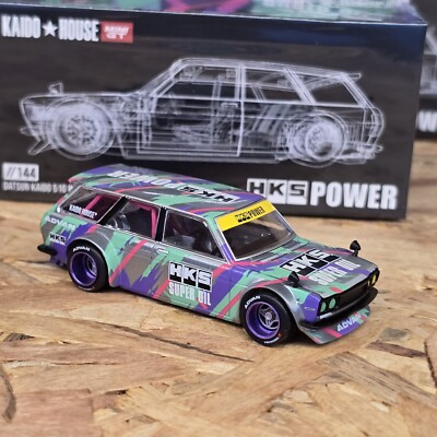 SEALED BOX KAIDO HOUSE x MINI GT DATSUN 510 HKS V1 KHMG144 1
