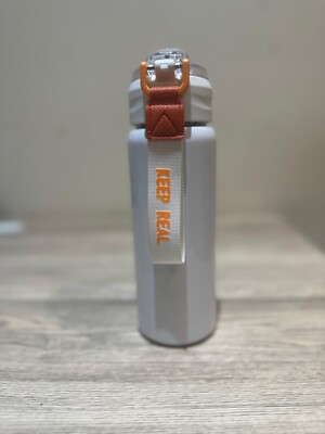 600 ml Edelstahl Thermoskanne Flasche / Becher mit Strohhalm und Verschluss
