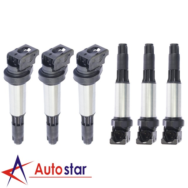 New Set of 6 Ignition Coils For 20012010 BMW X3 X5 M3 Z3 L6 C1404