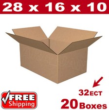 20 - 28x16x10 Cardboard Boxes Mailing Packing Shipping Box Corrugated Carton