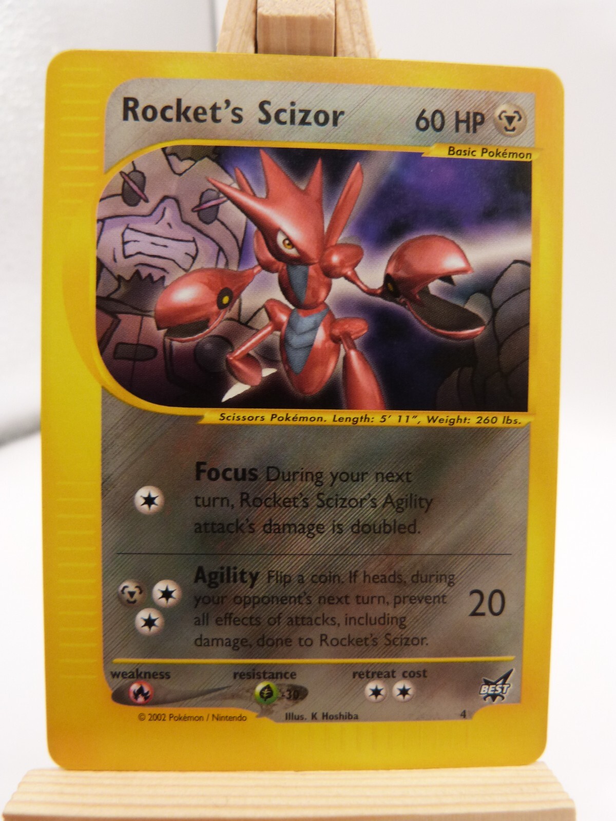 Pokemon Best Card : Rocket's Scizor  #4 (Best Promo)