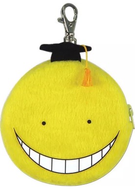 Assassination Classroom Koro Sensei Face Coin Purse Plush Keychain Anime Manga 699858205554 | eBay