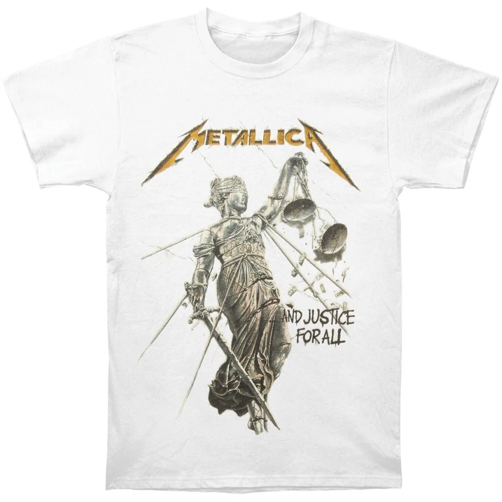 Metallica Men's And Justice For All Album Cover