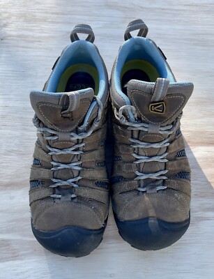 Keen Voyageur Low Top Brown Leather Lace Vented Hiking Boots  display picture 2