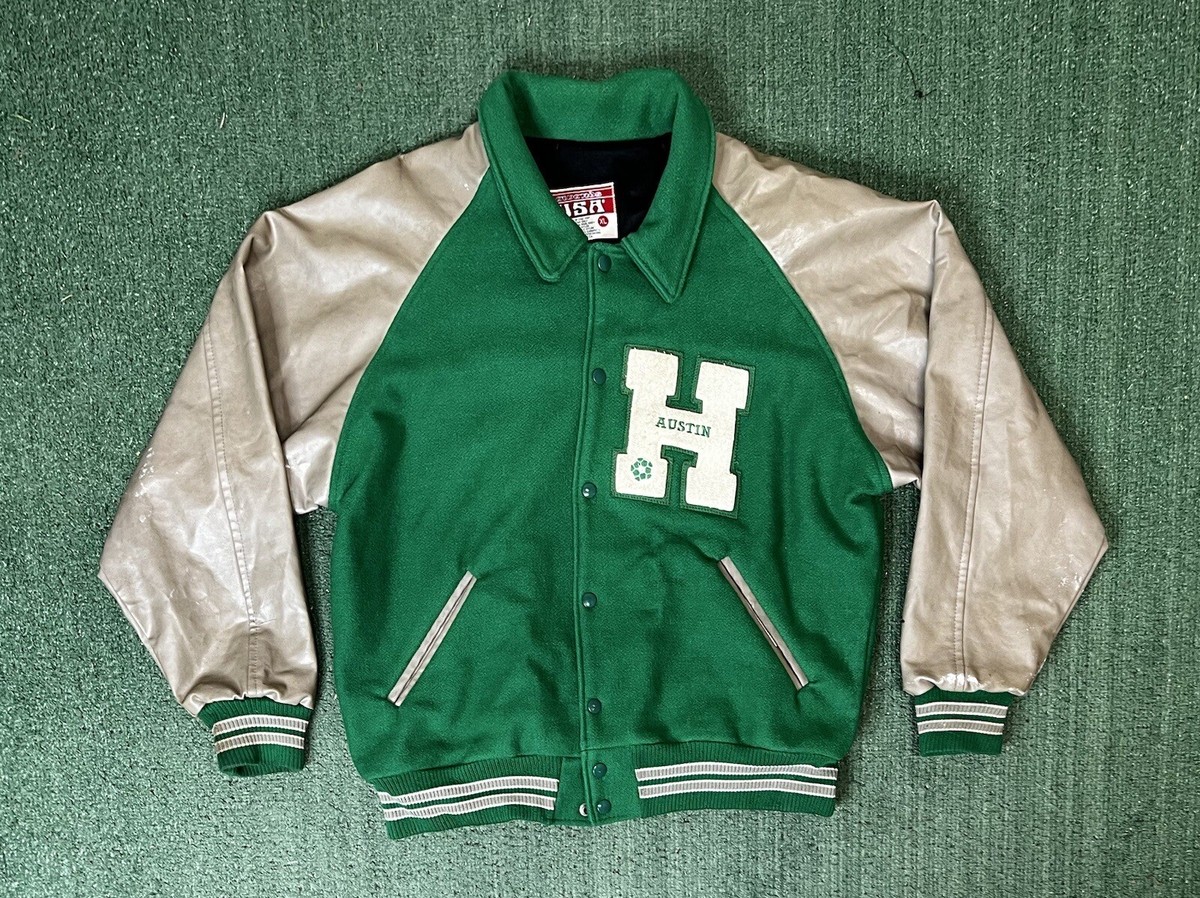Vintage Awards USA Varsity Jacket Men's XL Austin (H Vintage Awards USA Varsity Jacket Men's XL Austin (H