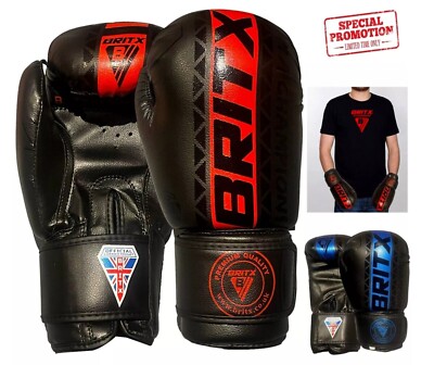 Boxhandschuhe von BRITX, MMA, Muay Thai, Stanzhandschuhe, Kampfkunst Kickboxen