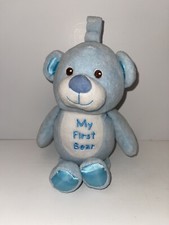 Kellytoy KellyBaby My First Teddy Blue Rattle Baby Plush