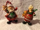 Direct International~ Mr & Mrs Claus ~ Pair of 2 ~ 5 inch resin Figurines — photo 1