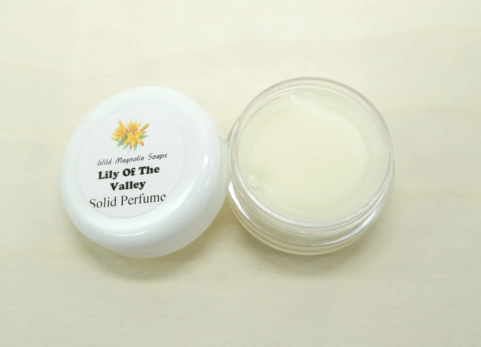 Perfume sólido perfumado Lily of the Valley / Aceite de perfume / Frotar en perfume Foto 2 de 3