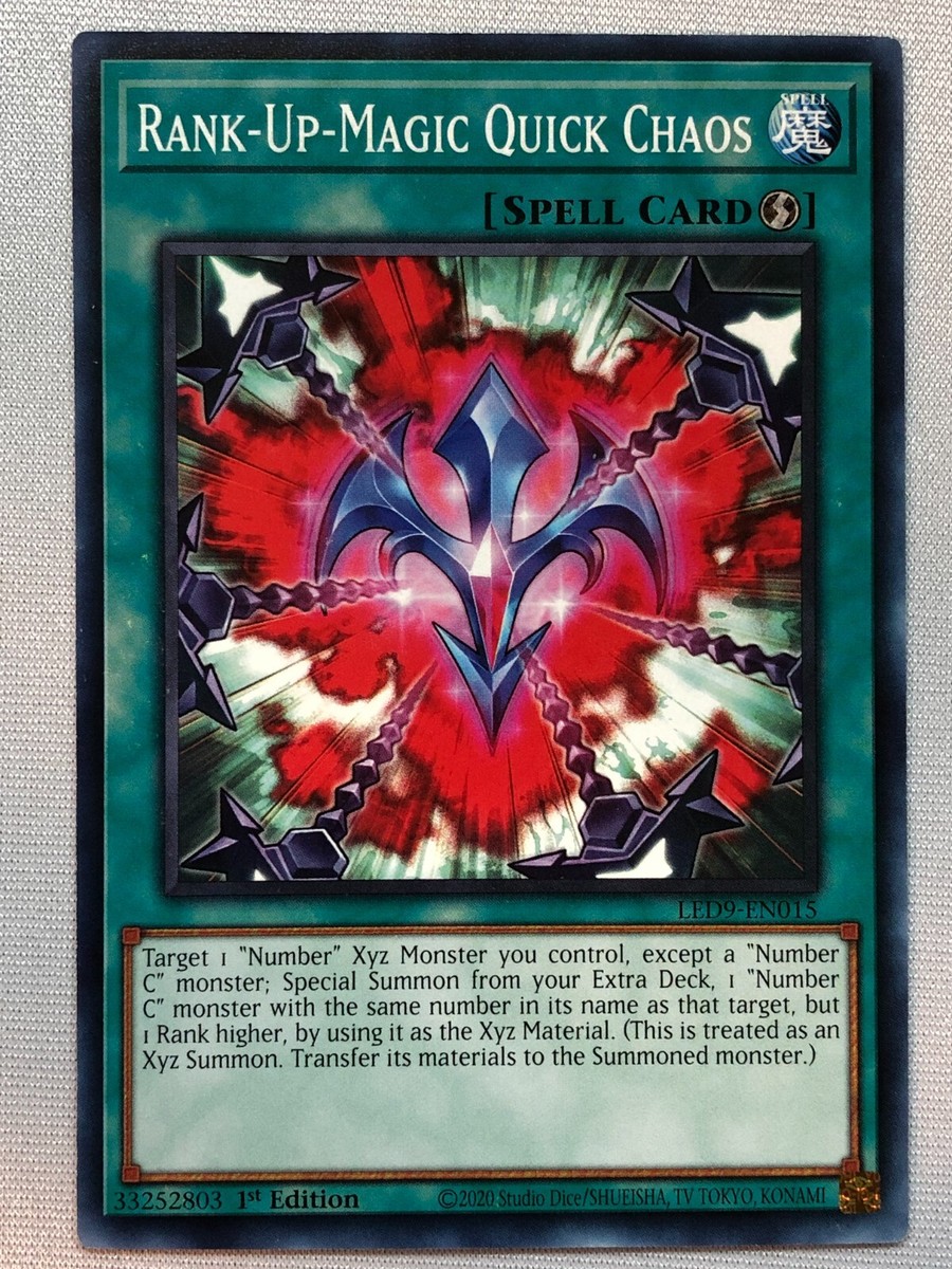 Yugioh Legendary Duelists: Duels From the Deep Rank-Up-Magic Quick Chaos  NM/M | eBay
