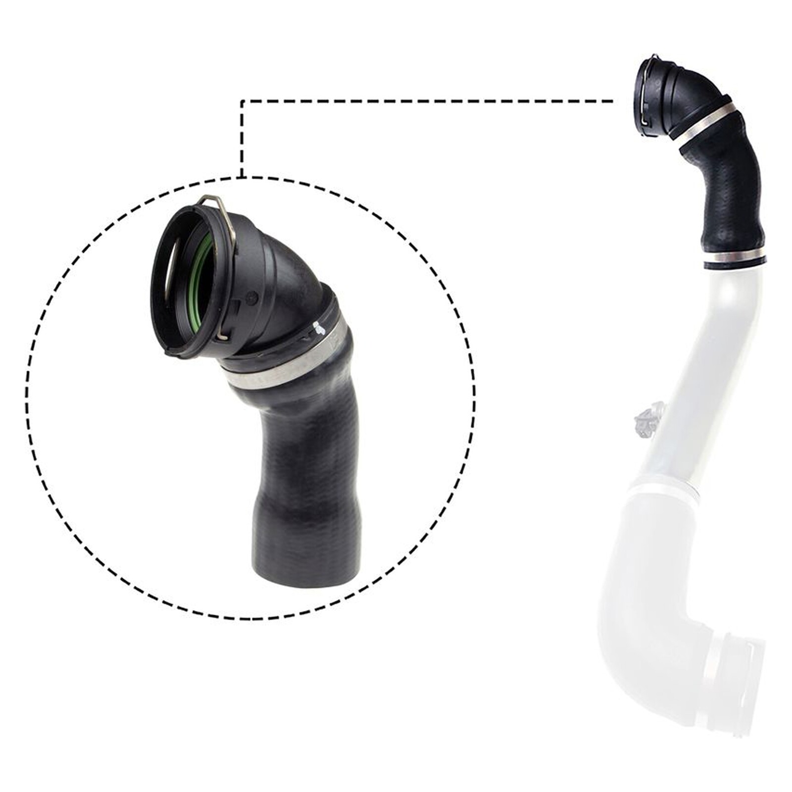 Gates Turbo Hose 09-0710 - High Quality Replacement For BMW