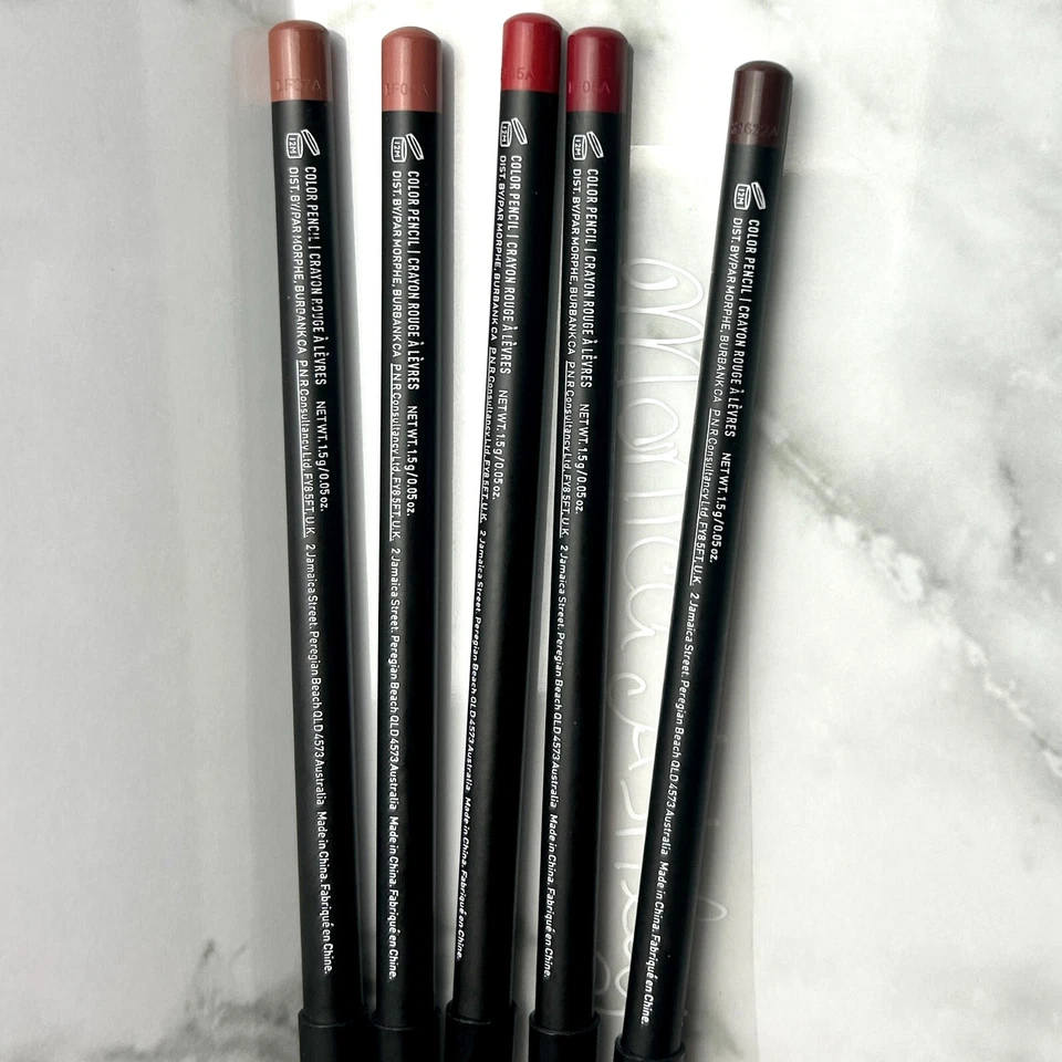 Morphe Color Pencil Lip Liner Trendsetter, Taboo & More, Full Sz .05oz/ 1.5g New - Image 2 of 2