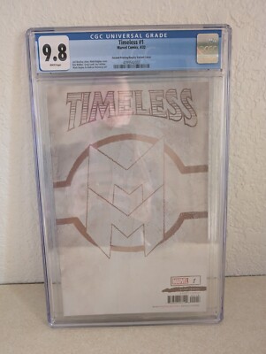 Timeless #1 2nd Print 1:25 Bagley CGC 9.8 Marvel 2022