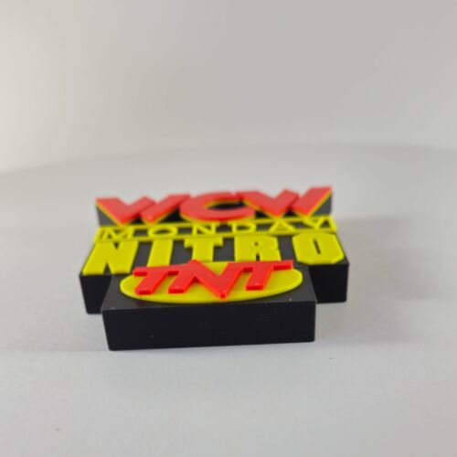 WCW Monday Nitro TNT supporto stampato in 3D 5" x 5" espositore wrestling. - Foto 3 di 5