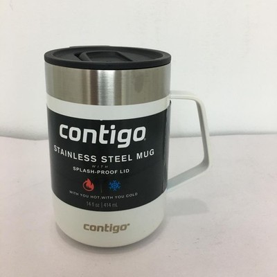 Contigo Stainless Steel Splash Proof Lid Double Wall Insulated Mug 14 oz