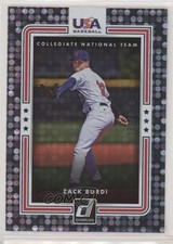 2016 Panini Donruss USA Collegiate National Team Disco 250/299 Zack Burdi 0a1