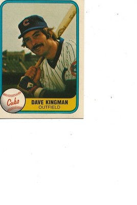 1981 FLEER CUBS DAVE KINGMAN