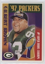 1997 Green Bay Packers Police Gilbert Brown #10 05ks