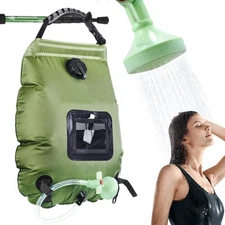 Solar Portable Shower Bag, 5 Gal/20L Solar Heating Camping Shower Bag with Remov
