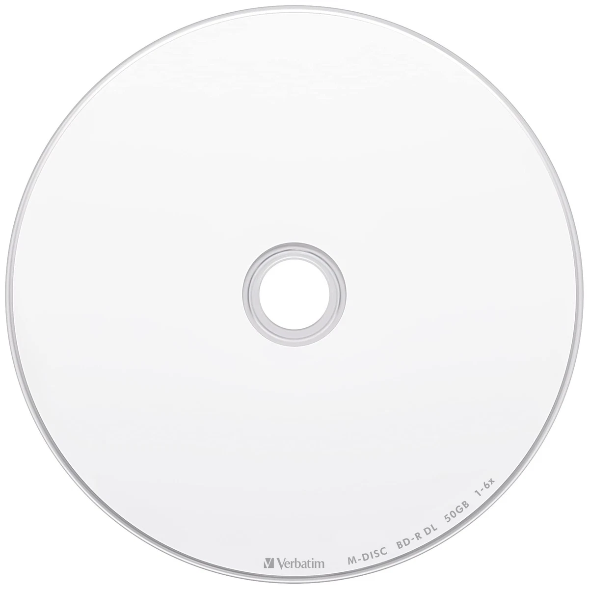 NEW Verbatim M-DISC BD-R DL 50GB 1-6x DBR50RMDP5V2 5 Pack White JAPAN
