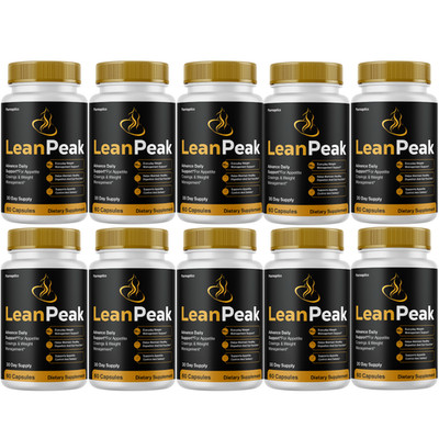 Lean Peak Weight Management Supplement Appetite Control Support (10 Bottles)