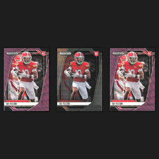 Tai Felton  2025 Prizm Draft Picks RC Lot (3) Purple Wave Prizmx2 & Base Vikings
