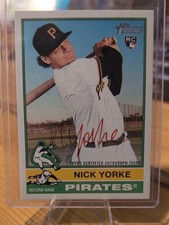 2025 Topps Heritage - Real One Autographs Nick Yorke #ROA-NY Red Ink /76 