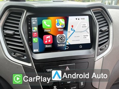 For Hyundai Santa Fe IX45 2013-2018 Android CarPlay Car Stereo Radio GPS Navi FM