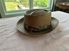 1960s STETSON Hat near mint stored since purchase Size 7 1/4 Sm Weave Flaw Only 