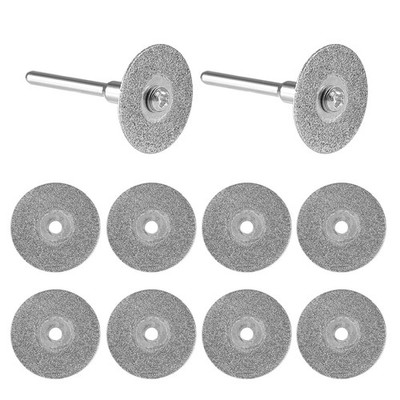 12 PCS Diamond Cutting Wheel Saw Blades Cut Off Discs Set for Dremel Rotary Tool