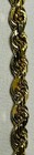 14K Yellow Gold Diamond Cut Rope Chain Necklace 24" L 18.808 Grams 2.5mm Wide — photo 2
