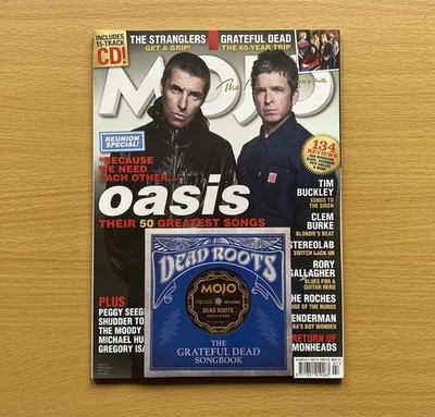 MOJO MAGAZINE July 2025 Oasis, Tim Buckley, Lemonheads, Grateful Dead Roots CD