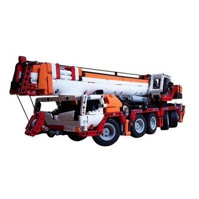 5-Axle Crane with Jib & Weight 2061pcs Building Bricks Construction Toy