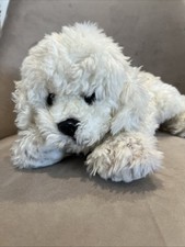 Animal Alley for Toys R US Bichon Frise White Plush Puppy Dog 12" Pre-owned