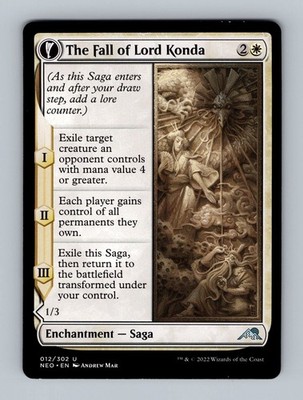 The Fall of Lord Konda Kamigawa: Neon Dynasty Non-Foil MTG NM