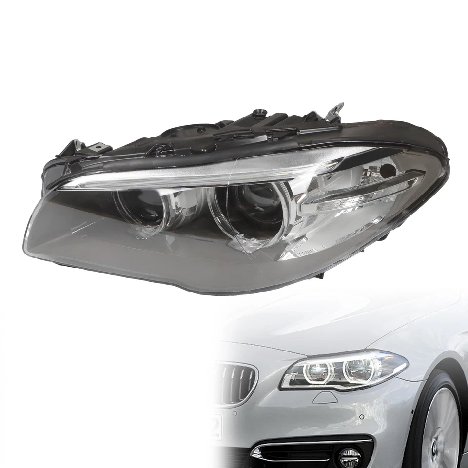 For 2014-2017 BMW 5 Series F10 F18 528i 535i M5 Xenon Headlight Left Driver Side - Image 3 of 4