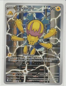 Galvantula Illustration Rare Pokemon Card WHT 117/086 White Flare