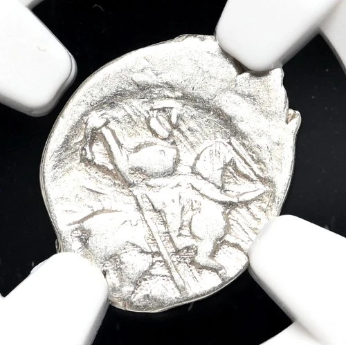 RUSSIA. Ivan IV "The Terrible", 1533-1584. Silver Kopek, Pskov mint, NGC XF45