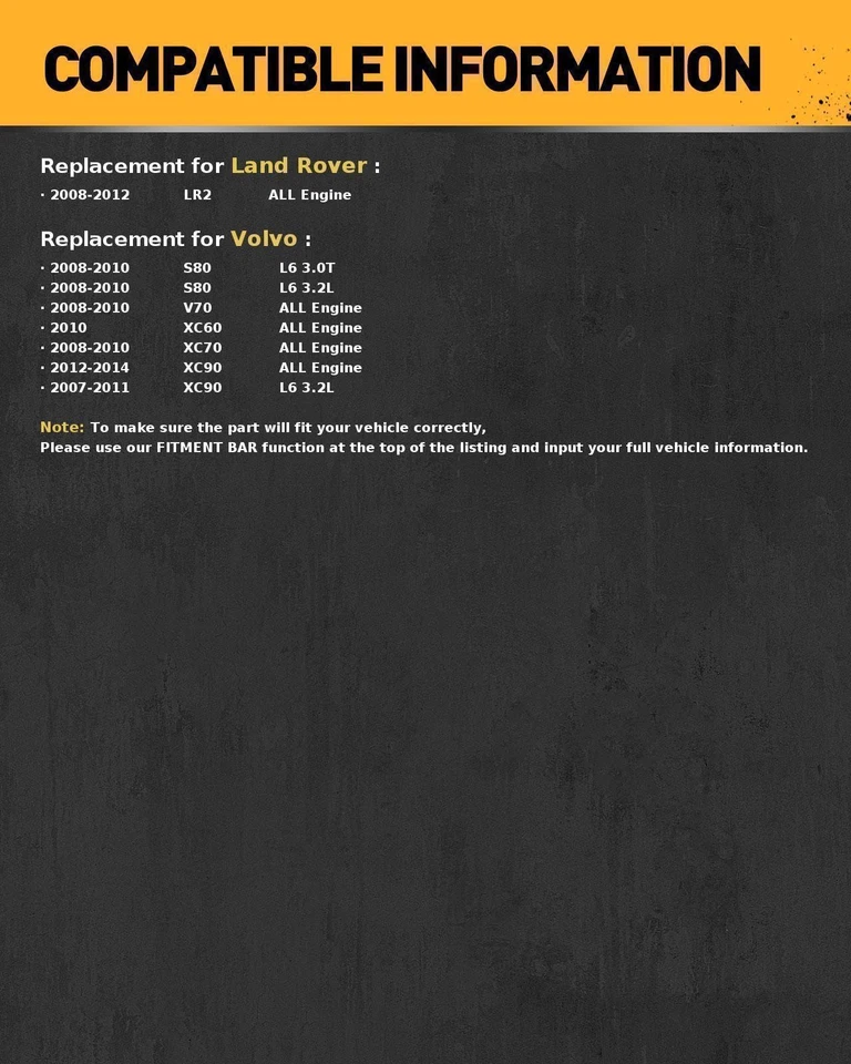 Power Steering Pump with Pulley for Land Rover LR2 2008-2012 36002409 36002257 Foto 2 de 4