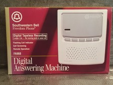 SOUTHWESTERN BELL Freedom Phone DIGITAL ANSWERING MACHINE FA968 WHITE - NEW