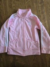 GIRLS 5 ADIDAS PINK TRACK JACKET