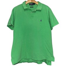Polo Ralph Lauren Vintage USA Men s Size L Kelly Green Short Sleeve Polo Shirt