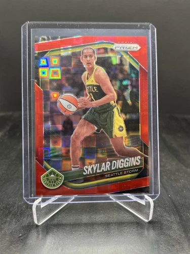 2025 Panini Prizm WNBA Basketball Red Pandora Skylar Diggins #123