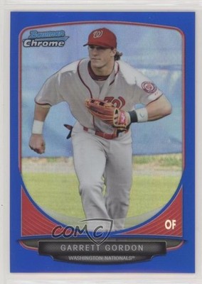 2013 Bowman Draft Picks Chrome Blue Refractor 54/99 Garrett Gordon #BDPP108 0lm