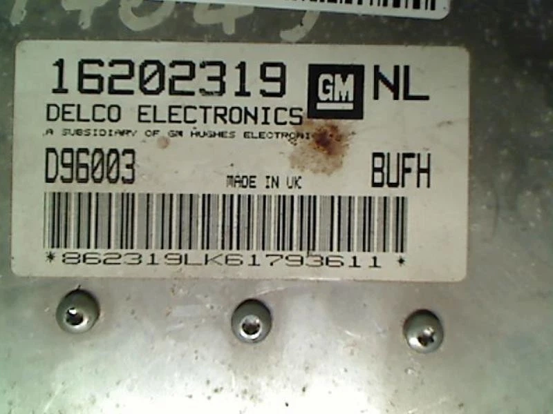 Calculador del motor OPEL VECTRA B PHASE 1 - Imagen 3 de 3