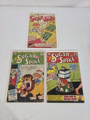 Sugar and Spike Comics Lot (#58 #73  #80 ) DC Silver Age Reader Copies
